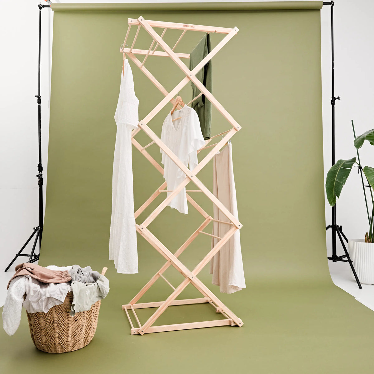 Timber Dress Rack ECODRI Timber Clothes Drying Racks